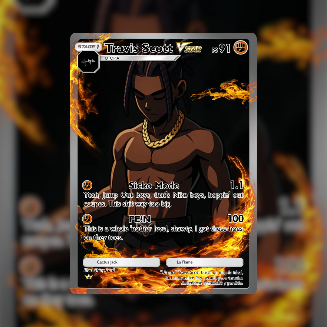 Travis Scott Shiny Card
