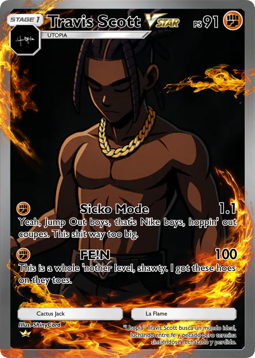 Travis Scott Shiny Card