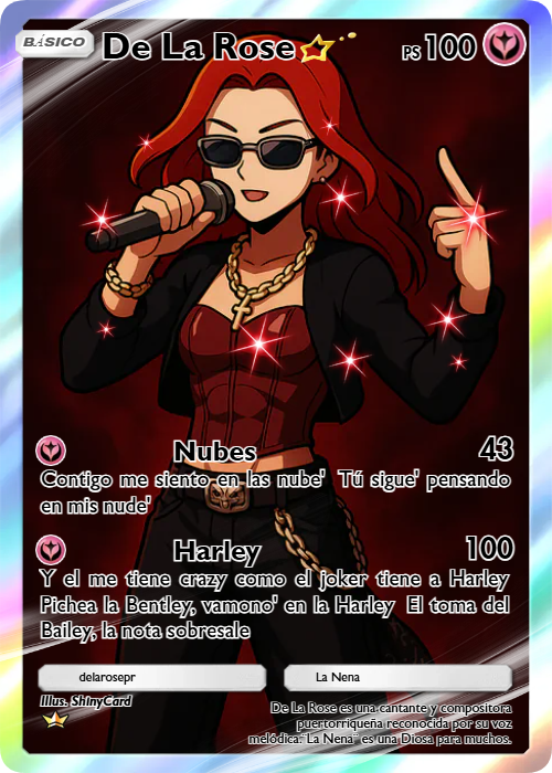 De La Rose ShinyCard