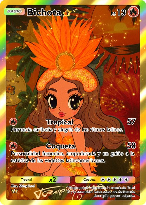 ShinyCard Karol G Tropicoqueta