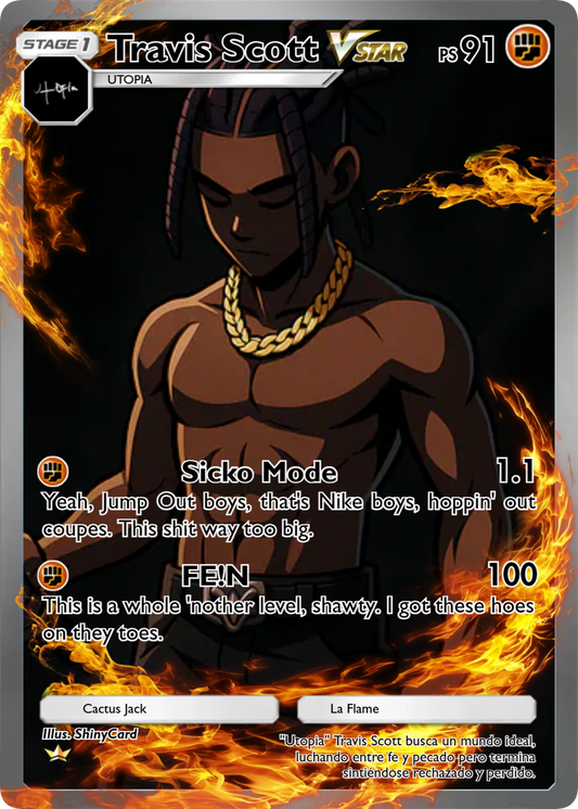 Travis Scott Shiny Card