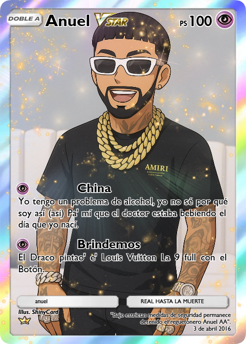 Anuel ShinyCard